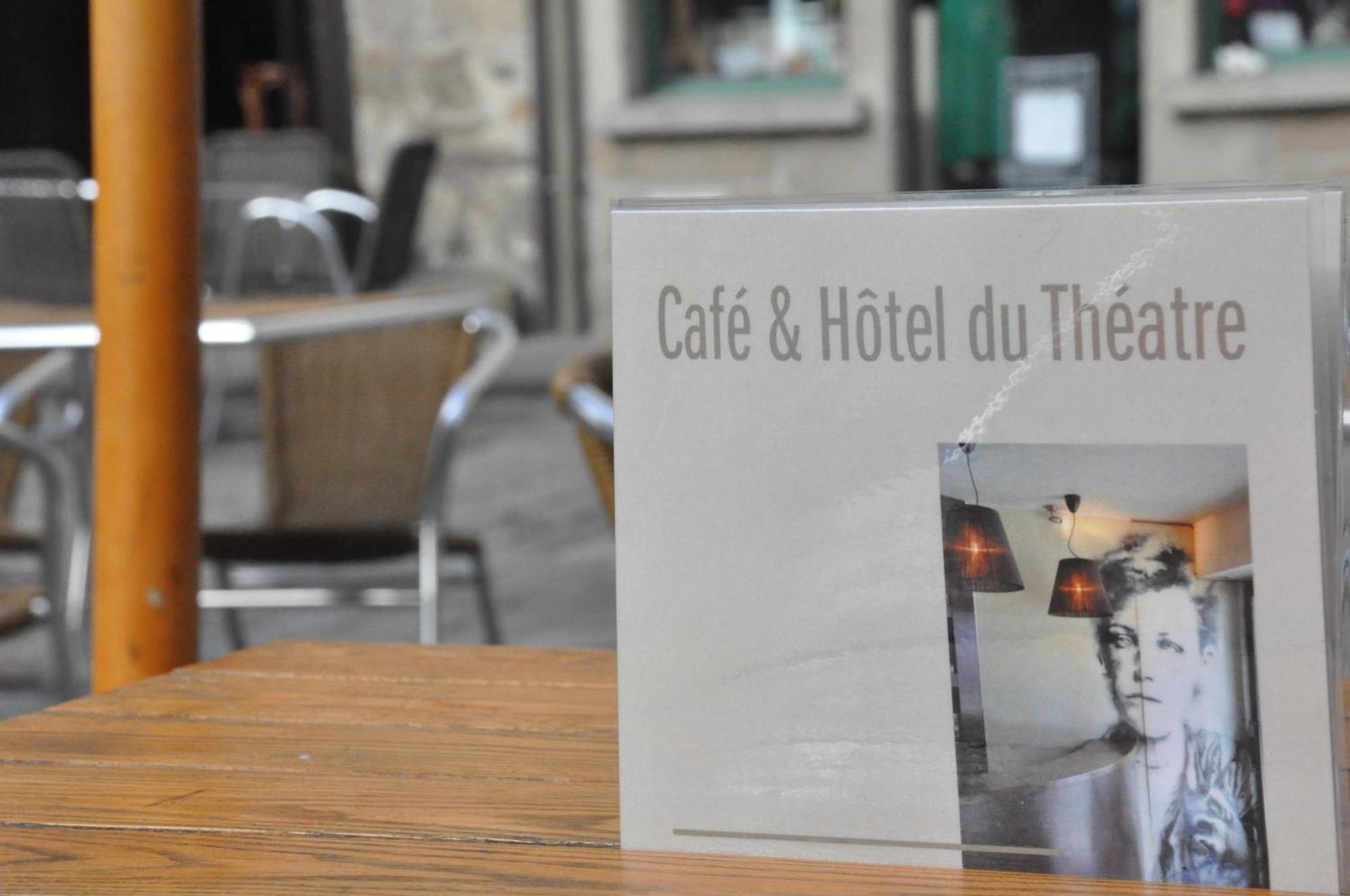 Cafe Hotel Du Theatre Dinan Exterior foto